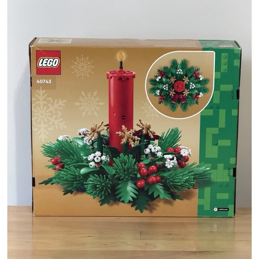Lego Christmas Table Decoration (433pcs) #40743 New Factory Sealed